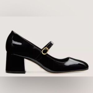 Stuart Weitzman MJ Pump - Elegant Black Patent Mary Jane Shoes